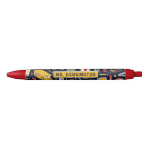 Noir Cadeau de l'enseignant personnalisé Stylo d'encre