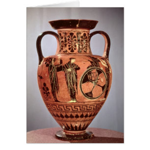 Noir-chiffre grec amphora