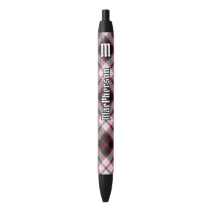 Noir Clan MacPherson Chasse Tartan Stylo à encre
