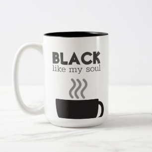 Noir Comme Mon Âme Café Mug