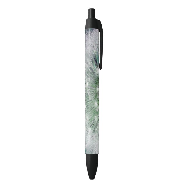 Noir Dandelion stylo avec gouttes d'eau (Bas (Vertical))
