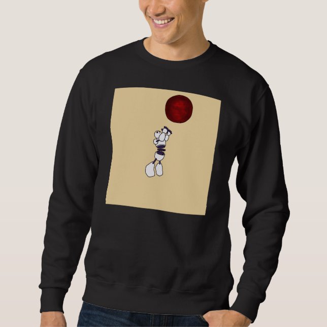 Noir de sweatshirt de robot de Constructus (Devant)