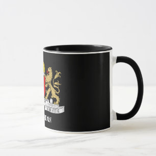 Noir de tasse de drapeau d'Amsterdam