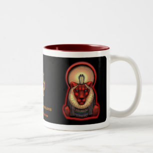Noir de tasse de Sekhmet, 11oz.