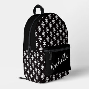 Noir Diamond Backpack — Customizable Edge
