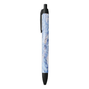 Noir Eau flottante bleu stylo