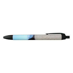 Noir Empreintes Dans Le Stylo De Sable