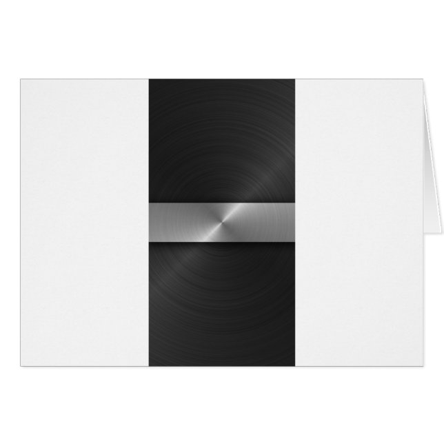 Noir et acier (Devant horizontal)