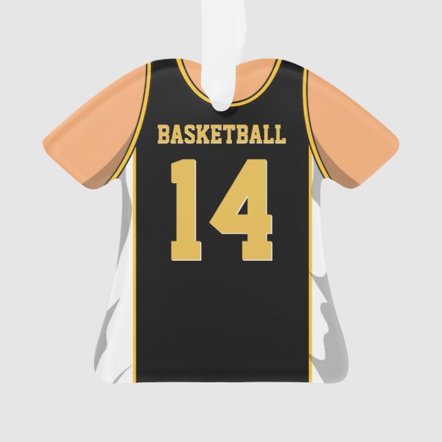 Noir et basket-ball d'or (devant)
