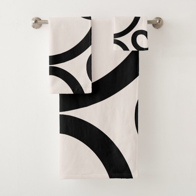 Noir et blanc Abstrait (En situation)