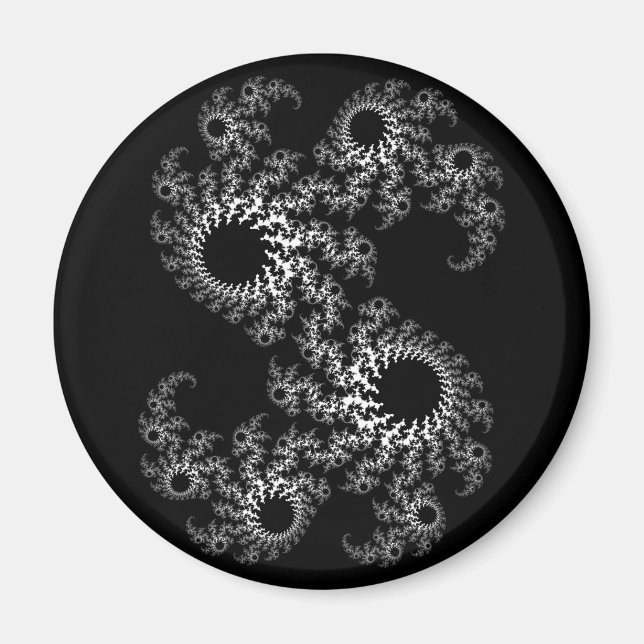 Noir et blanc Julia 324048 Magnet (Devant)