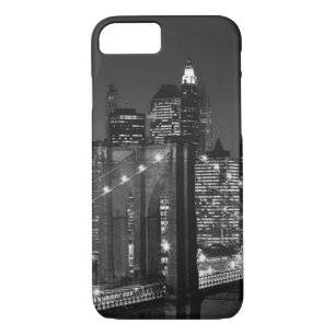 Noir et blanc New York City iPhone 7 Coque