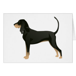 Noir et Tan Coonhound Basic race personnalisable