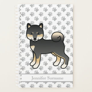 Noir Et Tan Shiba Inu Cute Dog Et Patrouilles & Te
