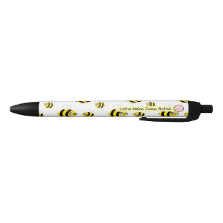 Noir Faisons Quelques Notes, Joli Stylo Bourdon