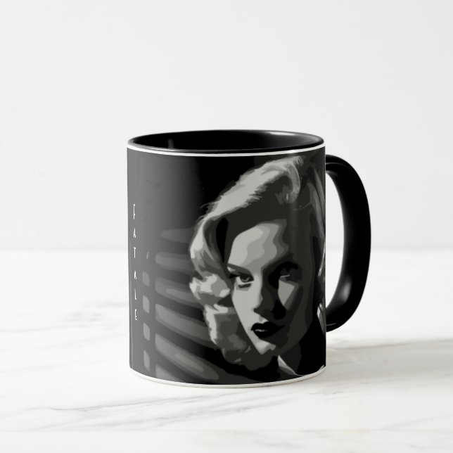 Noir Femme Fatale Mug (Front Right)