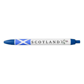Noir Fleur de stylo de drapeau de chardon de l'Ecosse