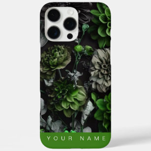 Noir Garden Green iPhone 16 Pro Max Case