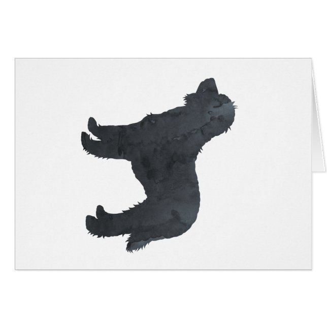 Noir Goldendoodle / Labradoodle (Devant horizontal)