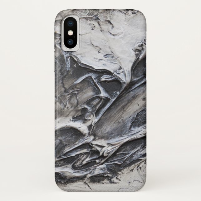 Noir, gris, l'abrégé sur blanc a peint le coque (Dos)