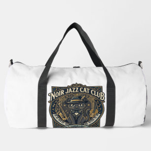 Noir Jazz Cat Cat Dad Gift Idea - Noir Jazz Cat Cl Duffle Bag