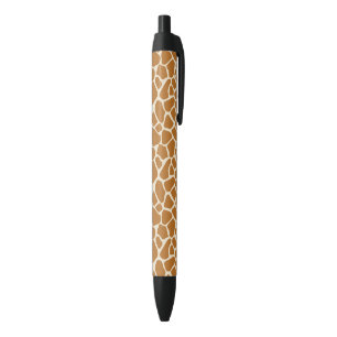 Noir La girafe repère le stylo