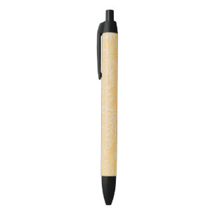 Noir Larkspur William Morris Stylo jaune