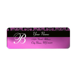 NOIR LILAC ROSE PURPLE DOMMASK MONOGRAM