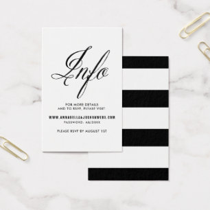 Noir M. & Mme Elegant Script Mariage Website I