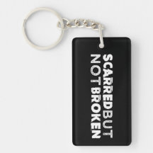 Noir marqué mais non cassé de porte - clé