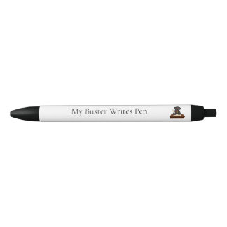 Noir Mon Buster Écrit Stylo