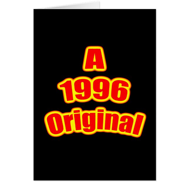 Noir original du rouge 1996 (Devant)