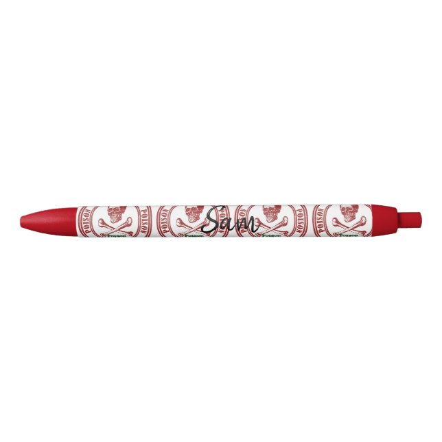 Noir Poison de stylo et de stylo à l'école Poison (Devant)