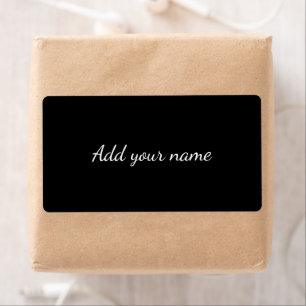 Noir solide ajouter nom message texte ici lancer p