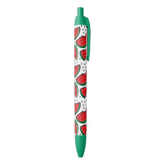 Noir Stylo à bille Pastèques - Tutti Frutti