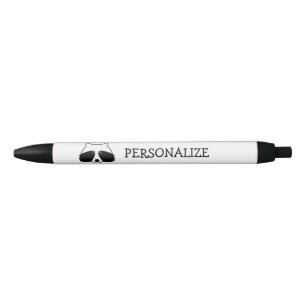Noir Stylo à écrire personnalisé pour enfants en rat