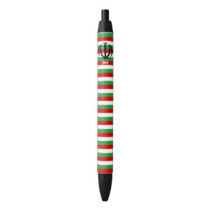 Noir Stylo à encre noire patriotique avec drapeau de l'