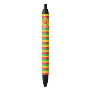 Noir Stylo à encre noire patriotique avec drapeau de My