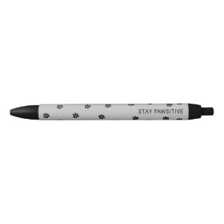 Noir Stylo à encre noire pour Empreinte de patte de gar