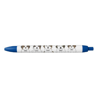 Noir Stylo à marionnettes St. Bernard pour enfants d'éc