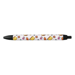Noir Stylo amusant à l'école - Conception brillante et