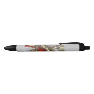 Noir Stylo cardinal rouge