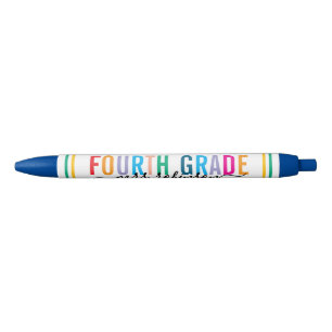 Noir Stylo coloré pour enseignant de quatrième année av