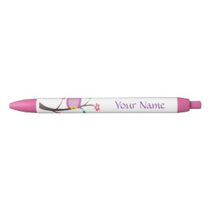 Noir Stylo de branche de hibou