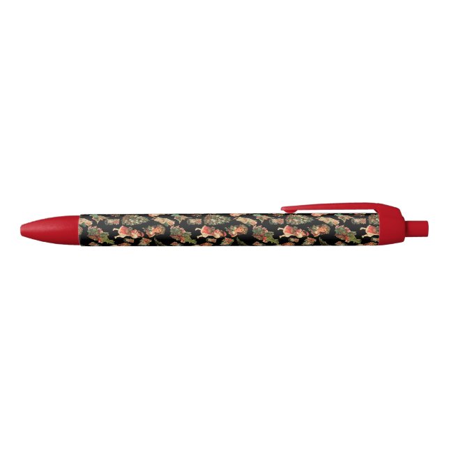 Noir Stylo de Noël victorien (Haut)