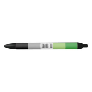 Noir Stylo de nom de drapeau d'Aromantic
