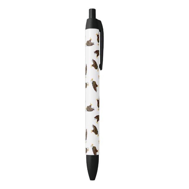 Noir Stylo d'Eagle (Bas (Vertical))