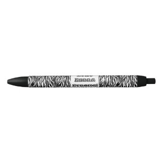 Noir Stylo d'écriture de zèbre