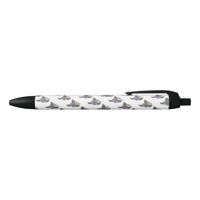 Noir Stylo d'écriture Rose violet foncé (Haut)