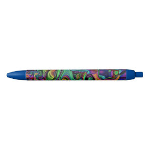 Noir Stylo d'encre noire de fonte du cerveau